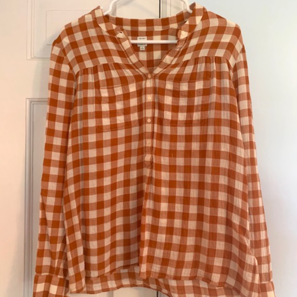 Madewell Gingham Button down